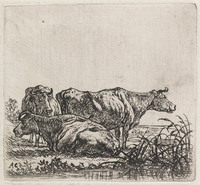 KG 03467
<br/>
Drie koeien
<br/>
<em>Cuyp, Aelbert (1620-1691)</em>